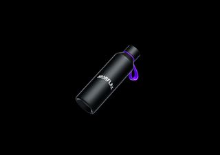 Black Water Bottle Mockup - 3D illustrations, mockups and icons