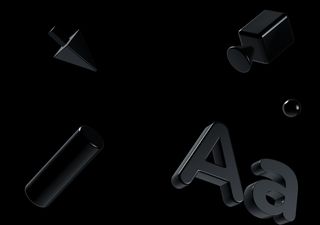 Black scene - 3D illustrations, mockups and icons