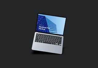 MacBook mockup scene - 3D illustrations, mockups and icons