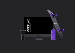 Bag & Skate Mockups - 3D illustrations, mockups and icons