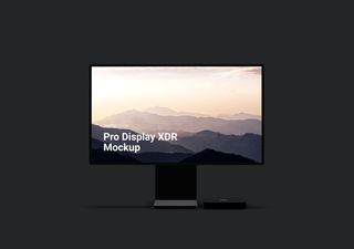 iMac mockup scene - 3D illustrations, mockups and icons