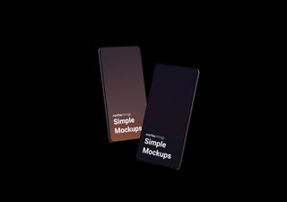 iPhone mockup scene - 3D illustrations, mockups and icons
