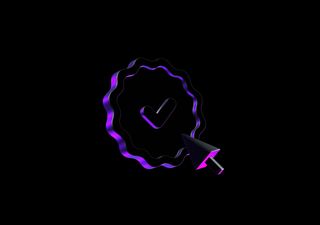 Neon black verified icon - 3D illustrations, mockups and icons