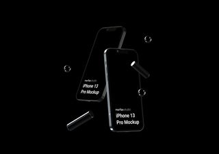 Black Mockups - 3D illustrations, mockups and icons