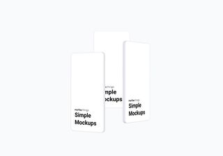 iPhone mockup scene - 3D illustrations, mockups and icons