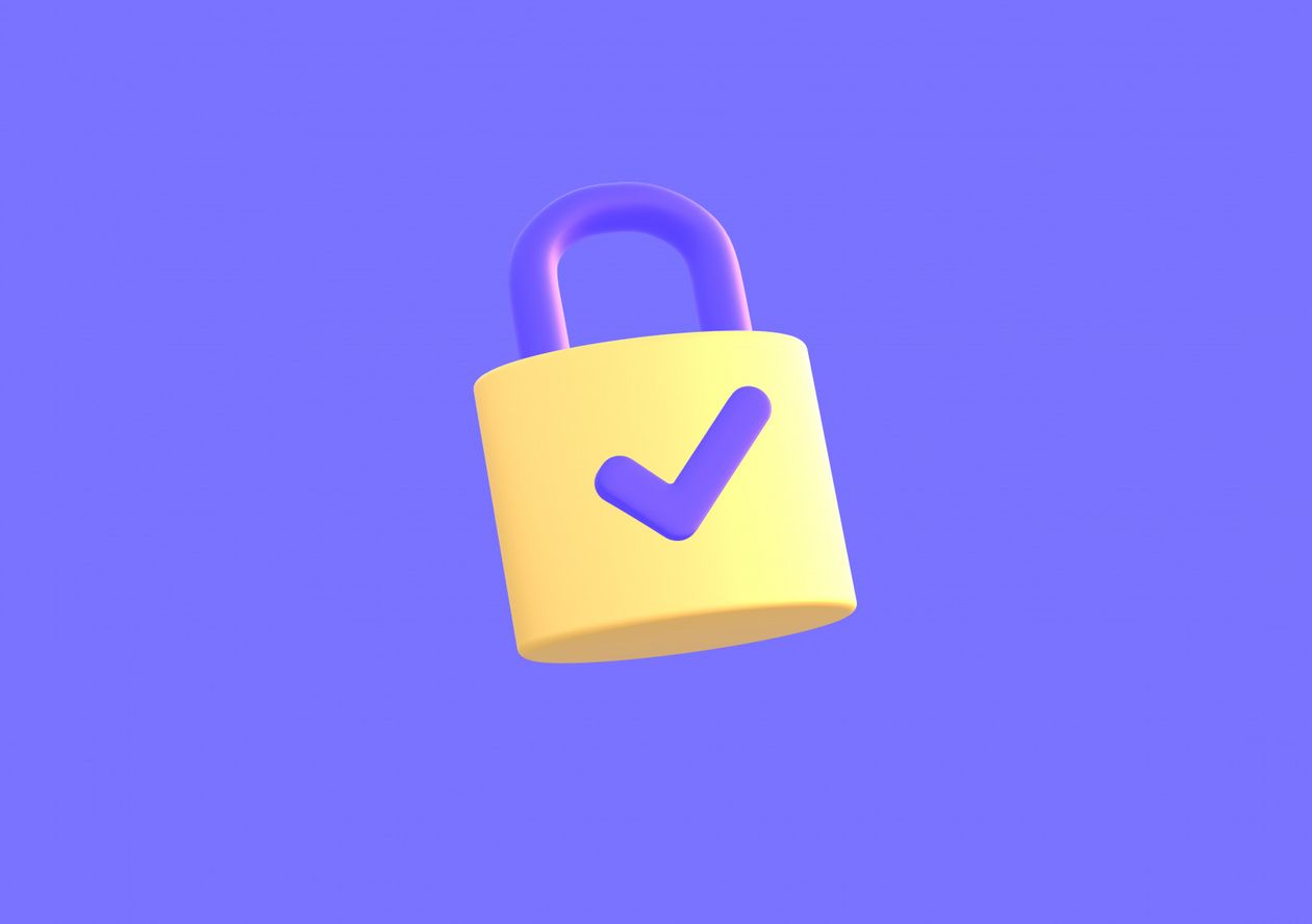 Security Yellow - 3D illustrations, mockups and icons