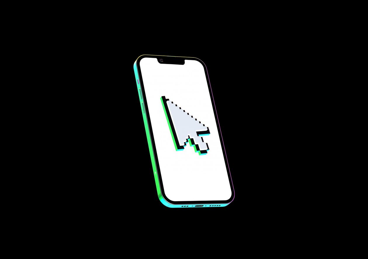 Neon iPhone 13 - 3D illustrations, mockups and icons