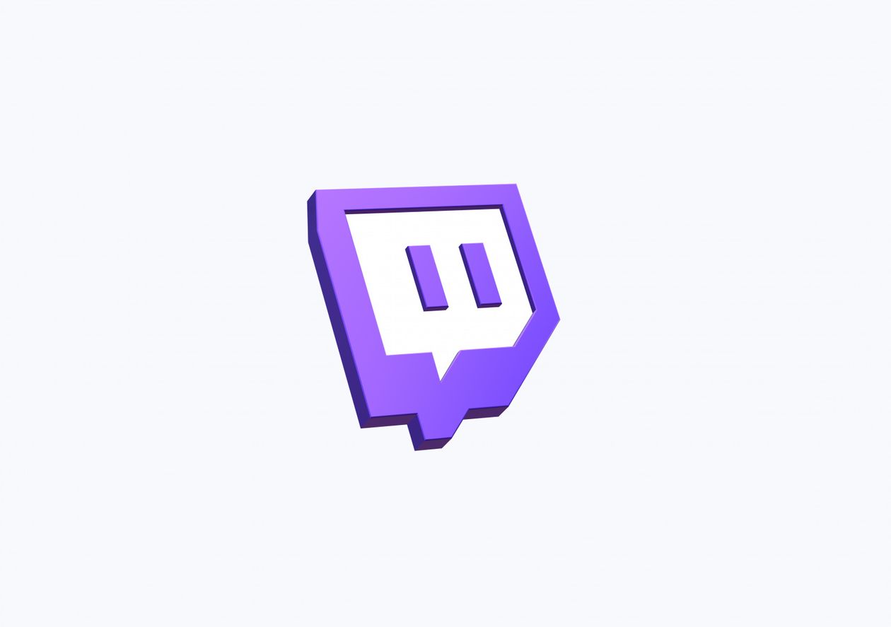 Twitch Logo - 3D illustrations, mockups and icons