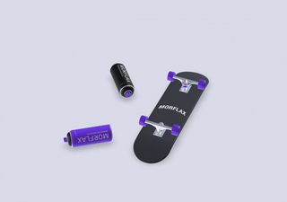 Skateboard Mockup - 3D illustrations, mockups and icons