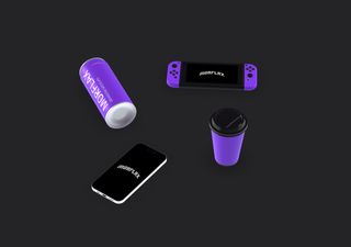 Nintendo Switch Mockup - 3D illustrations, mockups and icons