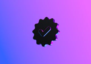 Neon colorful verified icon - 3D illustrations, mockups and icons