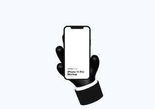 iPhone mockup scene - 3D illustrations, mockups and icons