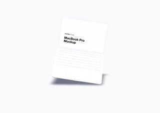 MacBook mockup scene - 3D illustrations, mockups and icons