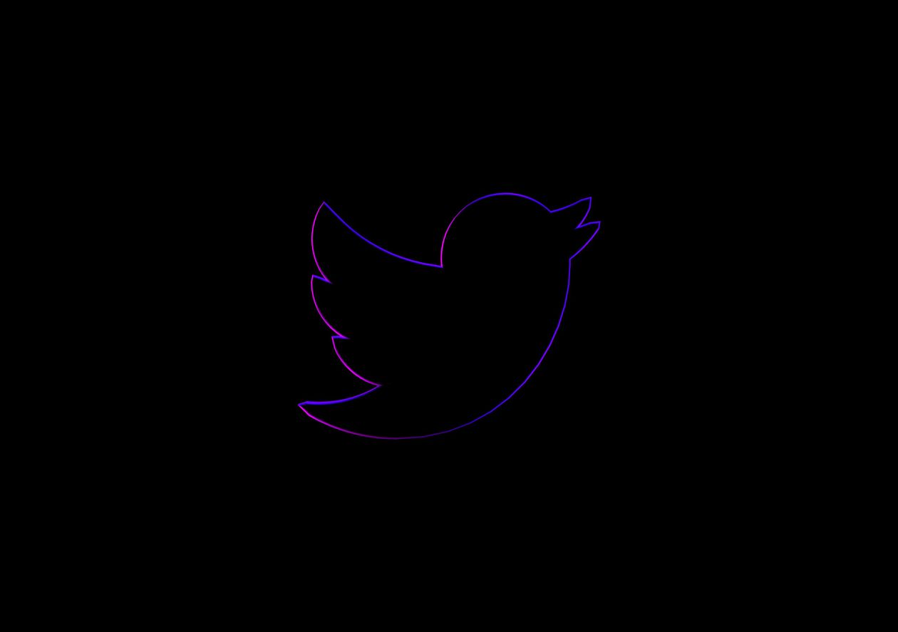 NEON twitter - 3D illustrations, mockups and icons