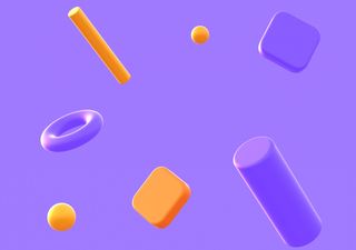 Colorful Cylinder composition - 3D illustrations, mockups and icons