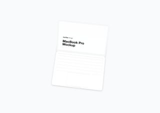 MacBook mockup scene - 3D illustrations, mockups and icons