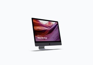 iMac mockup scene - 3D illustrations, mockups and icons