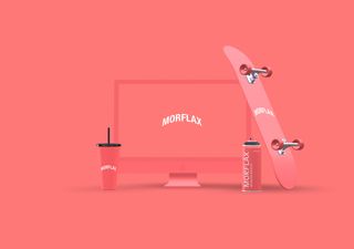 iMac & Skate Mockups - 3D illustrations, mockups and icons