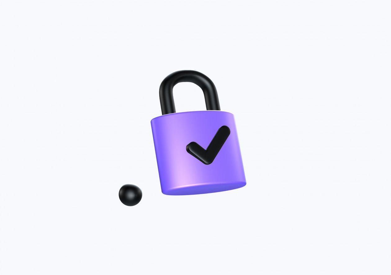 Security Icon - 3D illustrations, mockups and icons