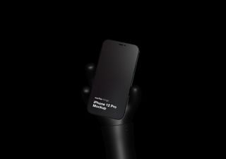 iPhone mockup scene - 3D illustrations, mockups and icons