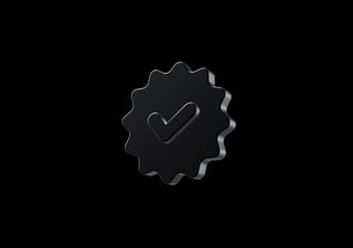Black verified - 3D illustrations, mockups and icons