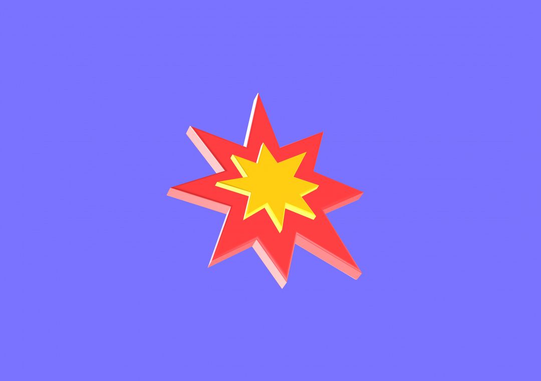 Explosion - 3D illustrations, mockups and icons