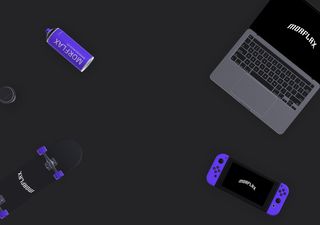 Macbook Desk Mockup - 3D illustrations, mockups and icons