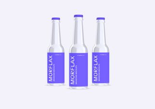 Beer Bottle Mockup - 3D illustrations, mockups and icons