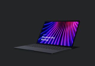 MacBook mockup scene - 3D illustrations, mockups and icons