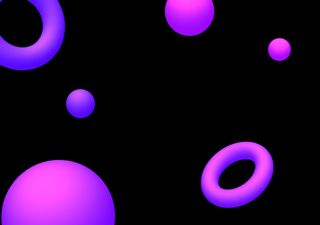 Abstract galaxy - 3D illustrations, mockups and icons