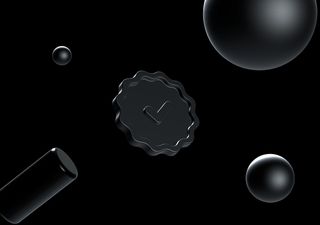 Black verified scene - 3D illustrations, mockups and icons