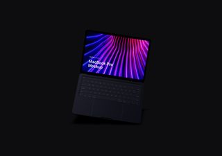MacBook mockup scene - 3D illustrations, mockups and icons