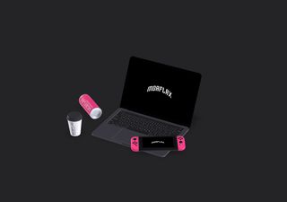 Macbook Desk Mockup - 3D illustrations, mockups and icons