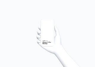 iPhone mockup scene - 3D illustrations, mockups and icons