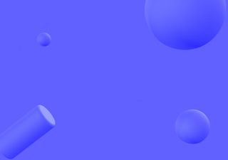 Purple abstract scene - 3D illustrations, mockups and icons