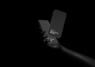 iPhone mockup scene - 3D illustrations, mockups and icons