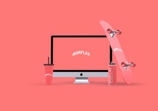 iMac & Skate Mockups - 3D illustrations, mockups and icons