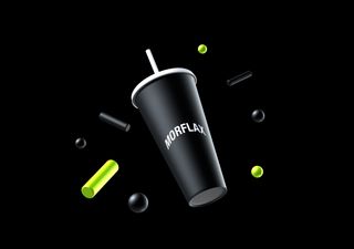 Long Cup Mockup Scene - 3D illustrations, mockups and icons