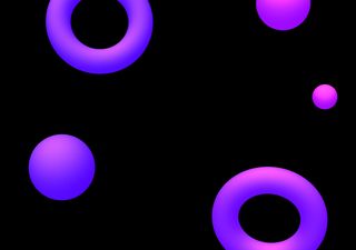 Abstract galaxy - 3D illustrations, mockups and icons