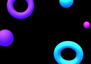 Abstract galaxy - 3D illustrations, mockups and icons