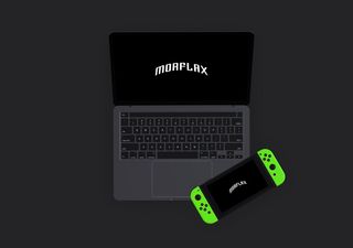 Macbook Desk Mockup - 3D illustrations, mockups and icons