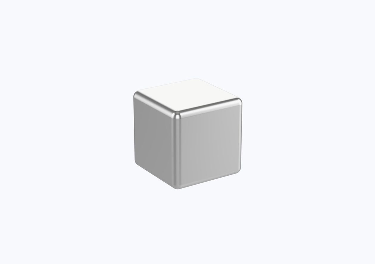 Metalic cube