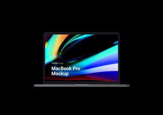 MacBook mockup scene - 3D illustrations, mockups and icons