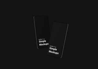 iPhone mockup scene - 3D illustrations, mockups and icons