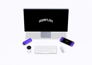 iMac Desk Mockup - 3D illustrations, mockups and icons