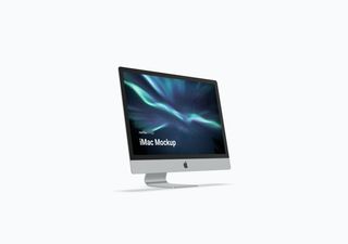 iMac mockup scene - 3D illustrations, mockups and icons