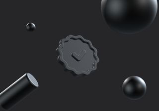 Gray verified scene - 3D illustrations, mockups and icons