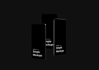 iPhone mockup scene - 3D illustrations, mockups and icons