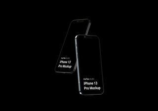 Black Mockup Scene - 3D illustrations, mockups and icons