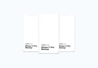 iPhone mockup scene - 3D illustrations, mockups and icons